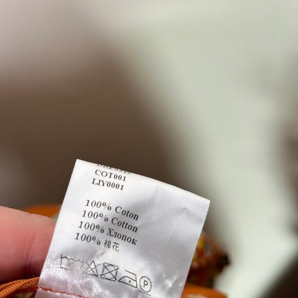 LA DOUBLEJ Scarlett Floral Tiered Maxi Dress Lily Orange Floral Sz XL {KK21} - Picture 14 of 14